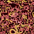 Chinese Zodiac Seamless Pattern