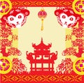 Chinese zodiac signs: monkey Royalty Free Stock Photo