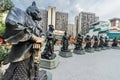 Chinese Zodiac statues Sik Sik Yuen Wong Tai Sin Temple Kowloon