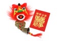 Chineses new year ornaments and red packet Royalty Free Stock Photo
