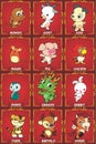 Chinesse zodiac Royalty Free Stock Photo