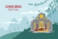 Ching Ming Festival background