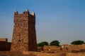Chinguetti mosque, one of the symbols Mauritania Royalty Free Stock Photo