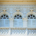 Chino-Portuguese style architecture in Phuket Royalty Free Stock Photo