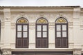 Chino Portuguese windows Royalty Free Stock Photo