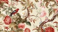 Chinoiserie Blanket Wallpaper Pattern