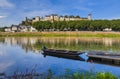 Chinon castle in the Loire Valley - France Royalty Free Stock Photo