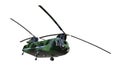 Chinook helicopter isolated