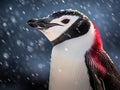 Ai Generated illustration Wildlife Concept of Chinstrap Penguin