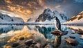 Chinstrap Penguins - South Shetland Islands - Antarctica