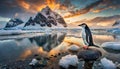 Chinstrap Penguins - South Shetland Islands - Antarctica