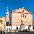 View at the Church of Saint James Apostle in Chioggia - Italy