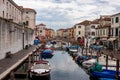 Chioggia - Scenic view of peaceful canal Vena nestled in charming town of Chioggia, Venetian, Veneto Royalty Free Stock Photo