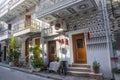 Chios - Greece, August 27, 2022, Pyrgi Village in Chios Island