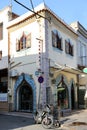 Chios Island city center, old style building, in a sunny day in Greece