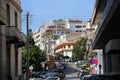 Chios Island city center, old style building, in a sunny day in Greece