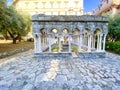 Chiostro di Sant`Andrea monastery ruins, Genova, Italy Royalty Free Stock Photo