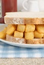 Chip Butty Royalty Free Stock Photo