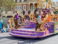 Chip and Dale on a float Royalty Free Stock Photo