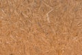 Chipboard brown osb surface pressed wooden pattern texture particleboard background construction material abstract