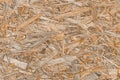 Chipboard light osb surface, pressed wood pattern texture particleboard background