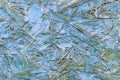 Chipboard, painted in light green color. Texture for the background. Royalty Free Stock Photo
