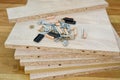 Chipboard and components for furniture assembly. Manufacturing, self-assembly of furniture at home