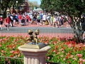 Chipmunk statue at Disney World at Orlando, Florida