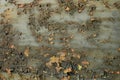 Chipped paint rusty metal background