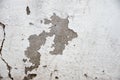 Chipped paint wall white Royalty Free Stock Photo