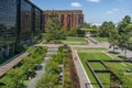 Chippendale Green park with Halo sculpture. View from above