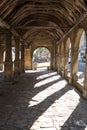 Chipping Campden, Gloucestershire, UK. Market Hall, historic arched building standing in the centre of the town