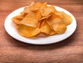 Chips in a bowl