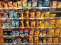 Chips on store shelves