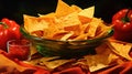 chips tortilla mexican food Royalty Free Stock Photo