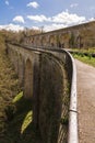 Chirk Aqueduct and Viaduct Royalty Free Stock Photo