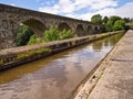 Chirk Canal Aqueduct and Viaduct Royalty Free Stock Photo