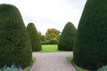 Chirk castle garden in Chirk, Wrexham, Wales, England