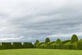 Chirk castle and its garden, Wales, England Royalty Free Stock Photo