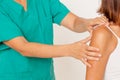 Chiropractic care Royalty Free Stock Photo