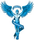 Chiropractic Logo - Blue