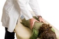 Chiropractor Doing Adjustment Royalty Free Stock Photo