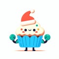 Chirstmas cup cake