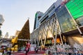 Chirstmas tree at front side of Central world shopping mall