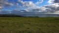 Chisel beach from limekiln hill over Abbotsbury Dorset UK Royalty Free Stock Photo