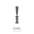 Chisel icon. Trendy Chisel logo concept on white background from