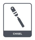 chisel icon in trendy design style. chisel icon isolated on white background. chisel vector icon simple and modern flat symbol for