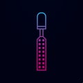 Chisel line nolan icon. Simple thin line, outline vector of web icons for ui and ux, website or mobile application
