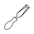 Chisel linear icon