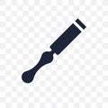 Chisel transparent icon. Chisel symbol design from Construction